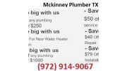 Mckinney Plumber TX