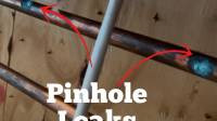 Copper Pin Hole Leak Repair In Pittsburgh